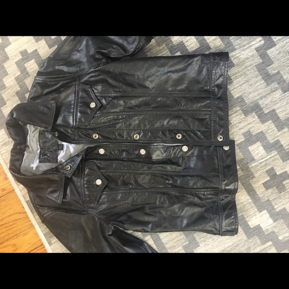 Guess size medium leather jacket - Picture 1 of 4